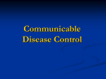 communicable disease