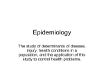 Epidemiology - Thomas-Estabrook