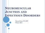 Neuromuscular Junction & Infectious Disorders