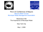 USCM-Mayoral Briefing - U.S. Conference of Mayors