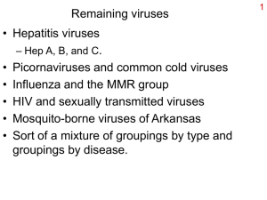 Hepatitis - Arkansas State University