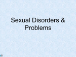 Sexual Disorders & Problems