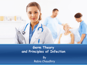 Germ Theory and Principles of Infection