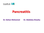 Pancreatitis Definition and Etiology