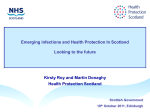 Emerging infections and Health Protection In Scotland Looking to