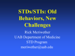 STD`s AT SMU - Alabama – North Carolina STD | HIV Prevention