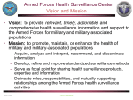 (AFHSC) Predictive Surveillance - Armed Forces Pest Management