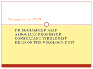 Cytomegalovirus (CMV)