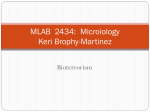 MLAB 2434: Clinical Microiology Keri Brophy-Martinez