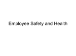 Employee Safety and Health