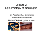 Lecture 1 Bacterial meningitis