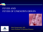 fever of unknown origin