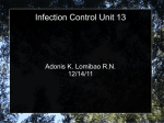 Infection control Unit 13