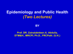 Epidemiology and Public Health