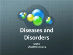 Unit 8 Communicable Diseases