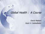 Global Health : A Course