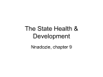 The State Health & Development