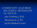 bacterial meningitis