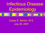 Infectious Disease Epidemiology