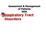 Assessment & Management of Patients With Respiratory Tract