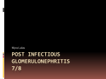 Post Infectious Glomerulonephritis