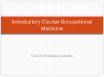 Introductory Course Occupational Medicine