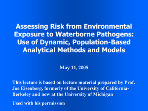 Approaches for Risk Estimation: Epidemiologic Measures