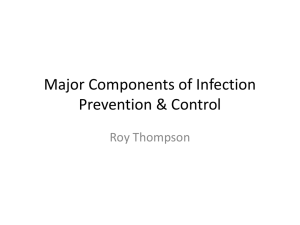 Major Components of Infection Prevention & Control