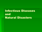 Infectious Diseases and Natural Disasters