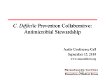 C. diff Prevention Collaborative: Antimicrobial Stewardship