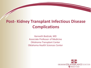 EBV Disease Post-Renal Transplant and PTLD