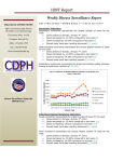 HINT Report Weekly Disease Surveillance Report