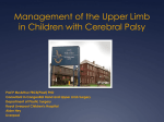 CP Upper limb talk