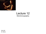 Lecture 12 Electromyography