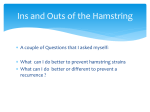 Hamstring injury’s