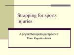 Strapping for sports injuries - Information Technology at