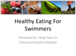 Healthy Eating For Swimmers
