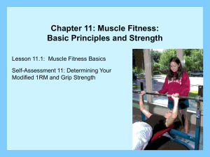 Lesson 1.1: Fitness for Life