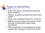 Types of stretching