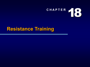 Resistance Training