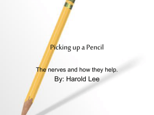 Picking up a Pencil