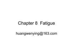 1 2 General Properties of Fatigue the Mechanic of Muscle Fatigue