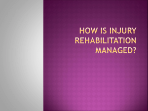 how is injury rehabilitation managed? - Sports-Nerd