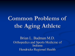 Sports Injuries in the Aging Athlete