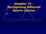 CLASSIFICATIONS OF INJURY
