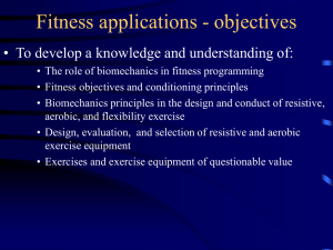 Fitness Applications: Introduction (1)