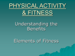 physical activity & fitness