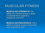 muscular fitness