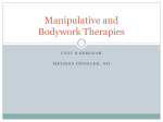 Manipulative and Bodywork Therapies