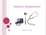 PHYSICAL EXAMINATION Afnan .Y. Toonsi